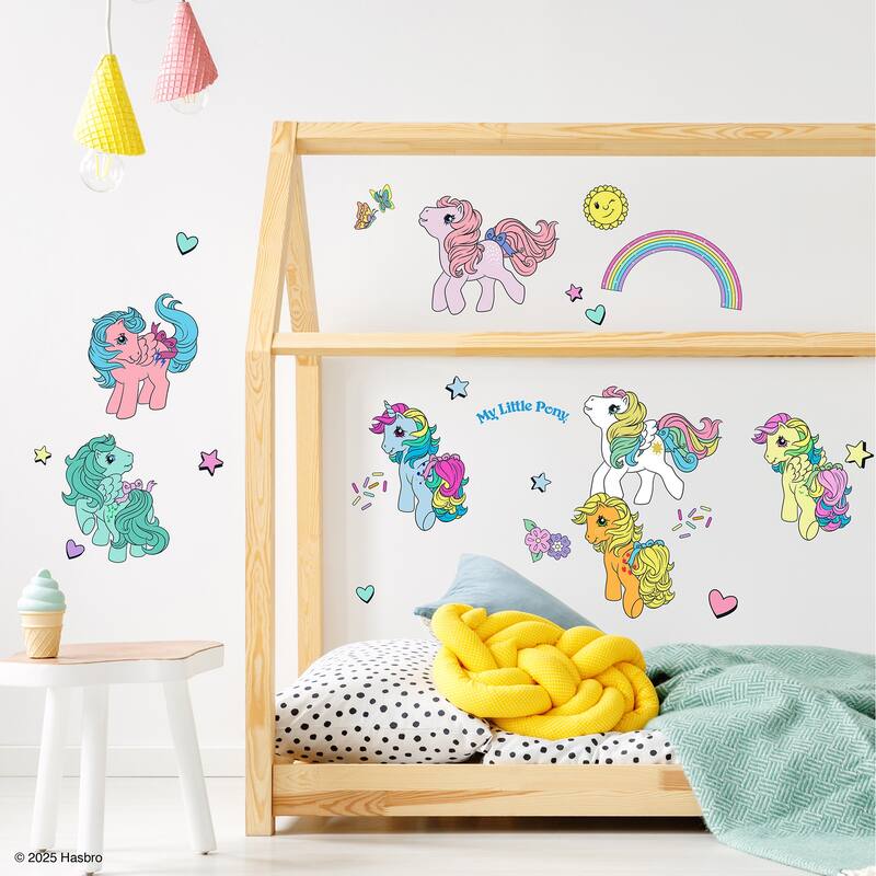 RoomMates My Little Pony Retro Characters Wall Decals