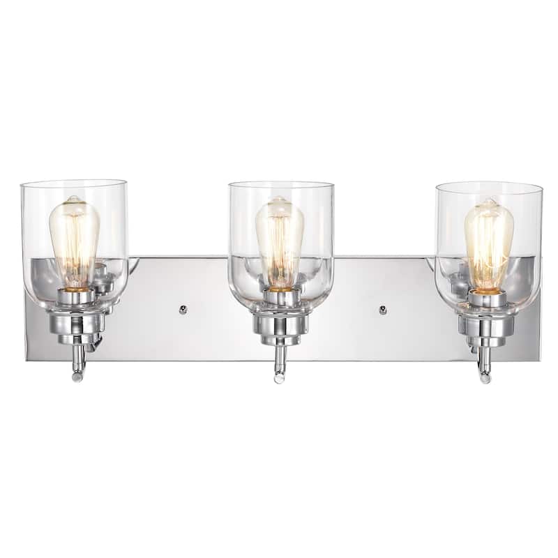 3-light Chrome Bath/ Vanity Light