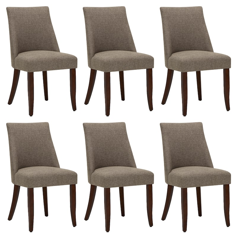 RENEWLINE Contemporary Dining Chair（Set of 2/4/6 - Upholstered Backrest & Wood Frame