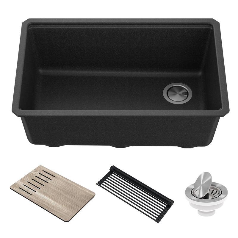 KRAUS Bellucci Workstation Undermount Granite Composite Kitchen Sink