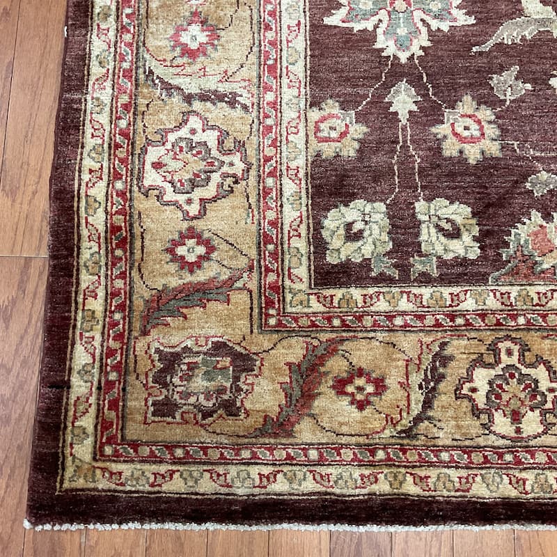 HERAT ORIENTAL Handmade Oushak Wool Rug - 6'5" x 7'9"
