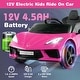 preview thumbnail 3 of 7, 12V Kids Ride On Car Chevrolet Corvette C8 Toy Car w/ Remote Control