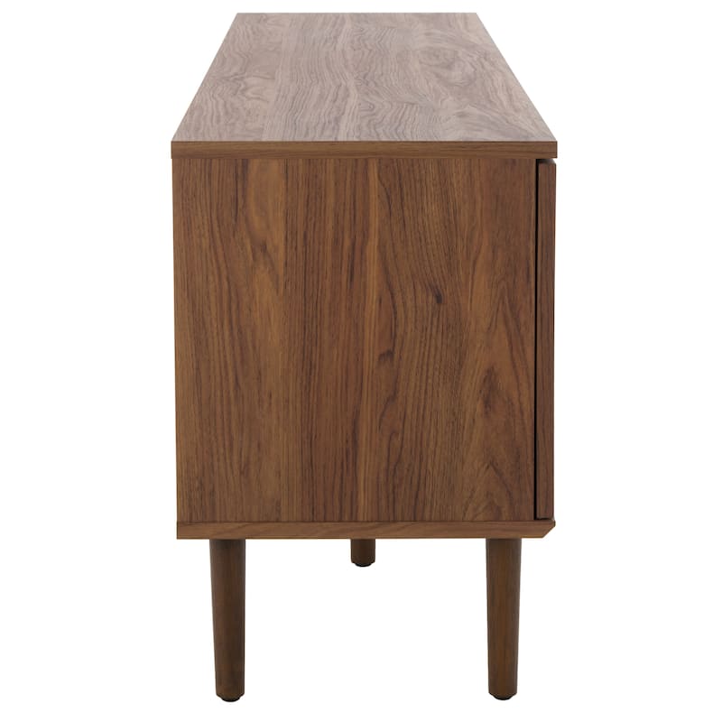 SAFAVIEH Krystina 2 Door 2-Shelf Media Stand - 59" W x 15" D x 24" H - 59Wx15Dx24H