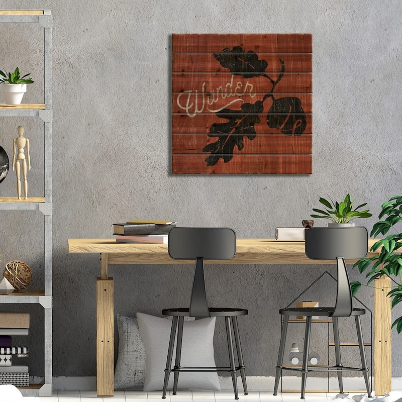 Lake Lodge XI Print On Wood by Sue Schlabach - Multi-Color