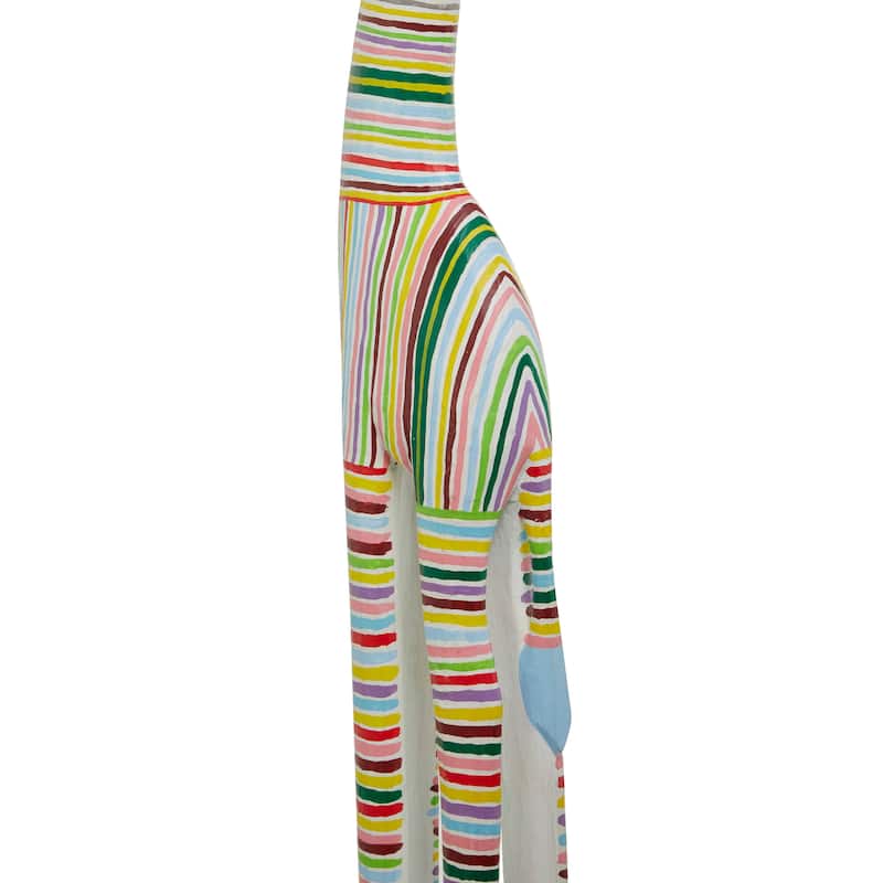 Multi Colored Wood Handmade Various Animals Sculpture