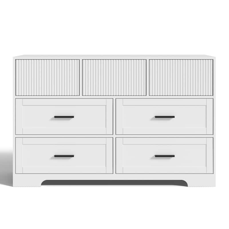 7 Drawer Large Drawers Furniture Storage Cabinet Bedroom