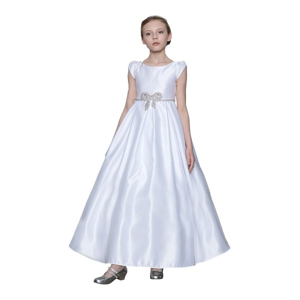 little girls white dress