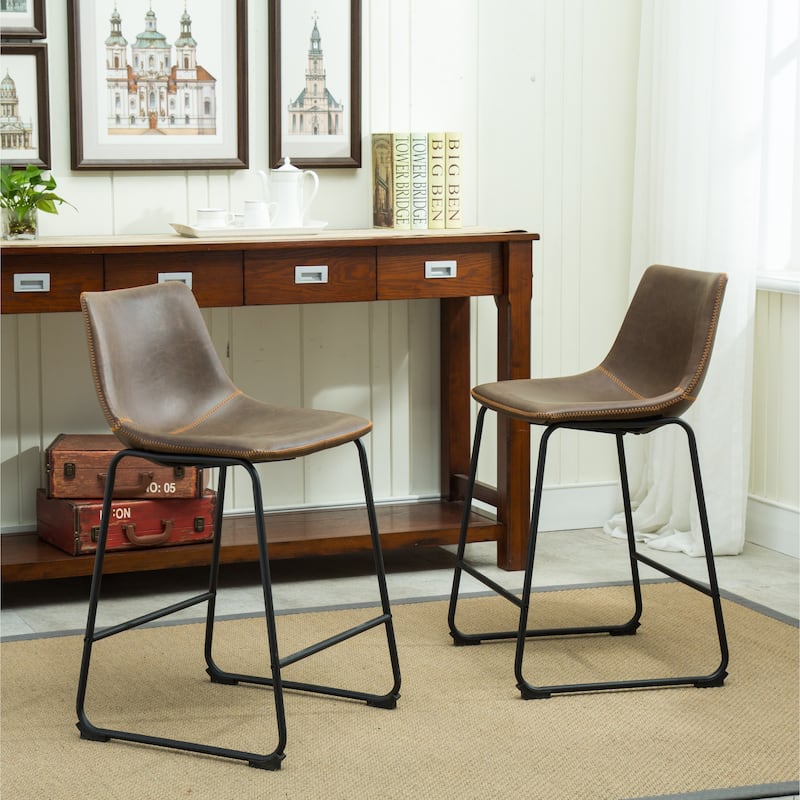 Counter Height Stools, Set Of 2