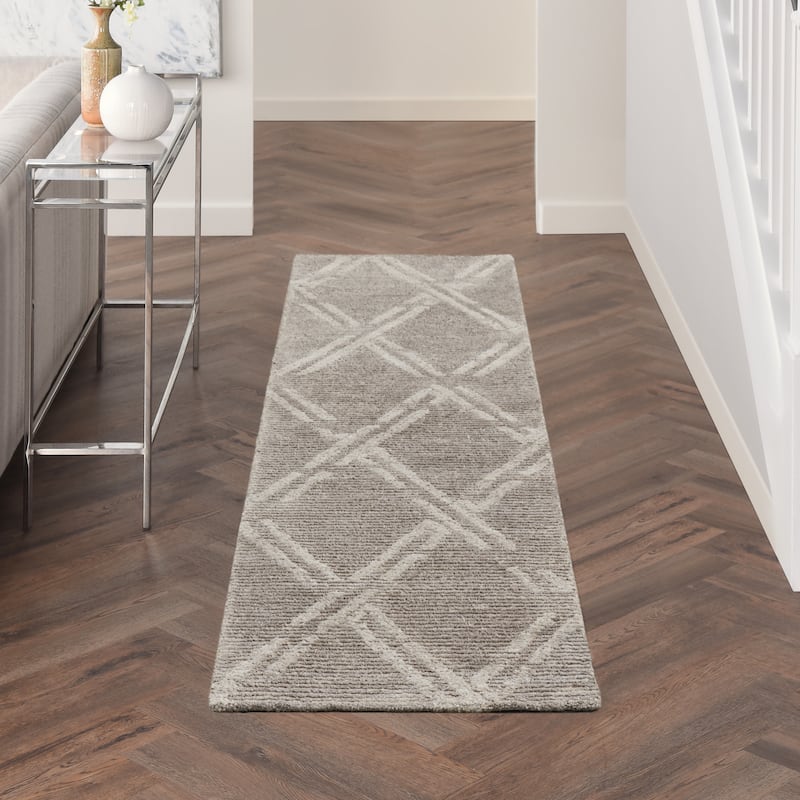 Nourison Venosa Contemporary Geometric Hand-tufted Area Rug