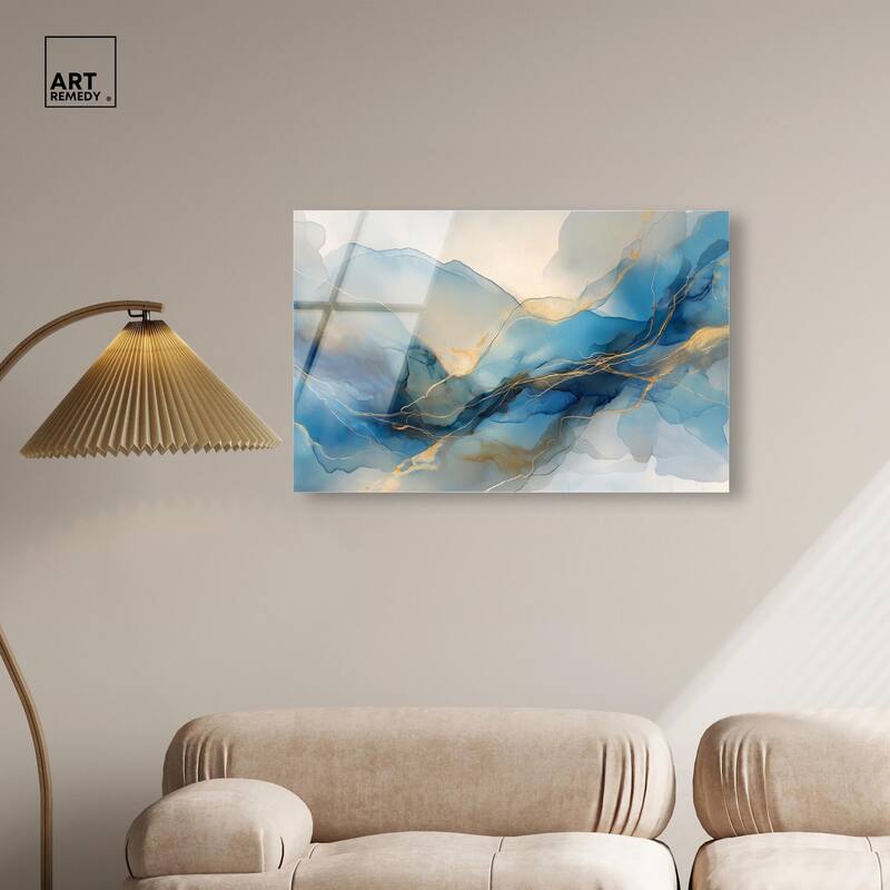 Postmodern Flow II Acrylic by Art Remedy, Ready to Hang