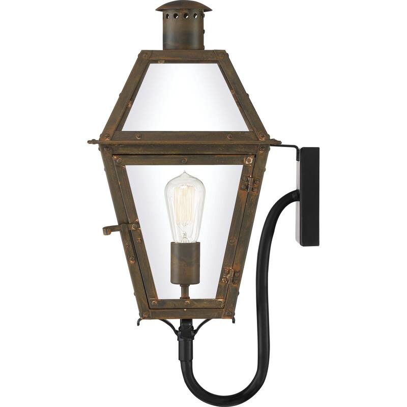 Roseto Llano Single Light 21" Tall Outdoor Wall Sconce
