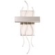 preview thumbnail 4 of 20, CO-Z Modern LED Wave Wall Sconce Vanity Light Brushed Nickel