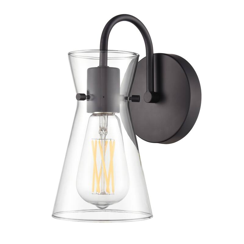 Millennium Lighting 21001 Camellia 10" Tall Bathroom Sconce - Matte Black