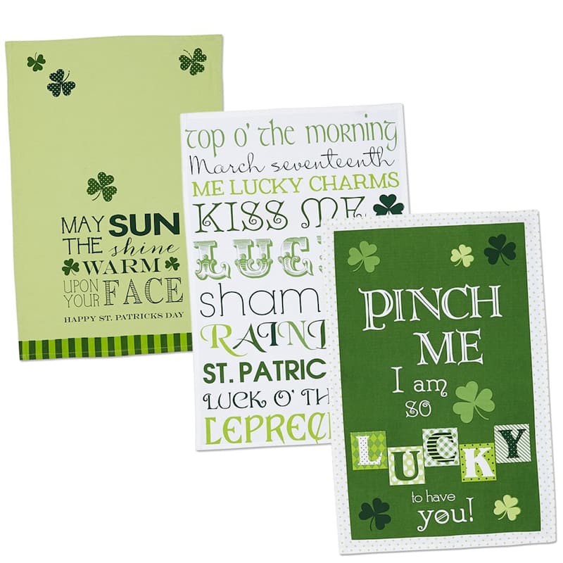 DII St Pattys Day Dishtowels