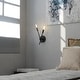 preview thumbnail 6 of 8, Warwick 2 Light Contemporary Candelabra Wall Sconce