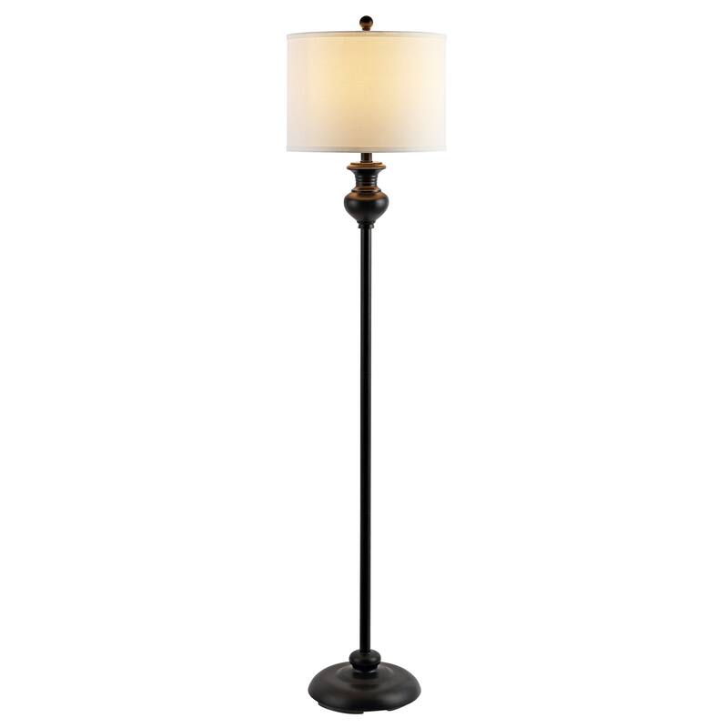 SAFAVIEH Lighting Gulsun 61-inch Antique Black Led Floor Lamp - 14" W x 14" L x 61" H - 14"W x 14"D x 61"H
