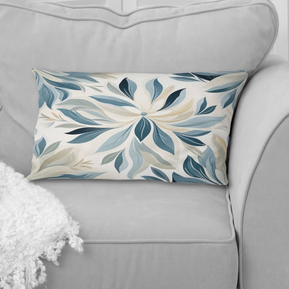 Designart "Tranquil Patterns II" Floral Printed Throw Pillow