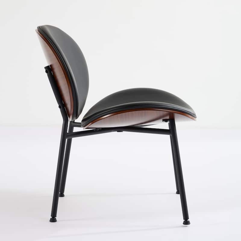 Modern Shell Chair Single Side Chair, Lounge Chair with Comfortable Backrest