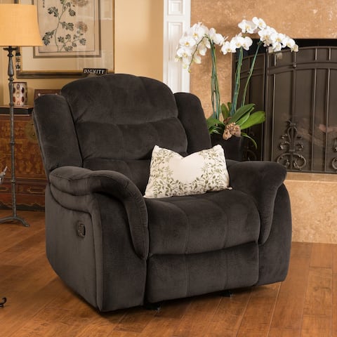 Hawthorne Steel Glider Recliner by Christopher Knight Home