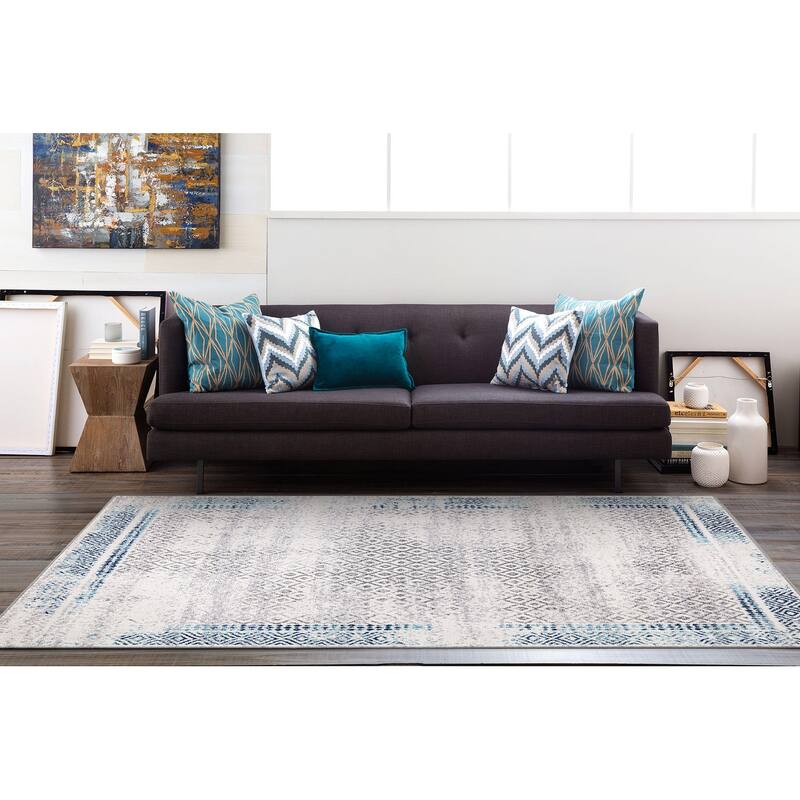 World Rug Gallery Bohemian Geometric Area Rug