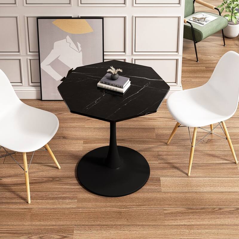 Modern Octagonal Coffee Table Dining Table with MDF Table Top