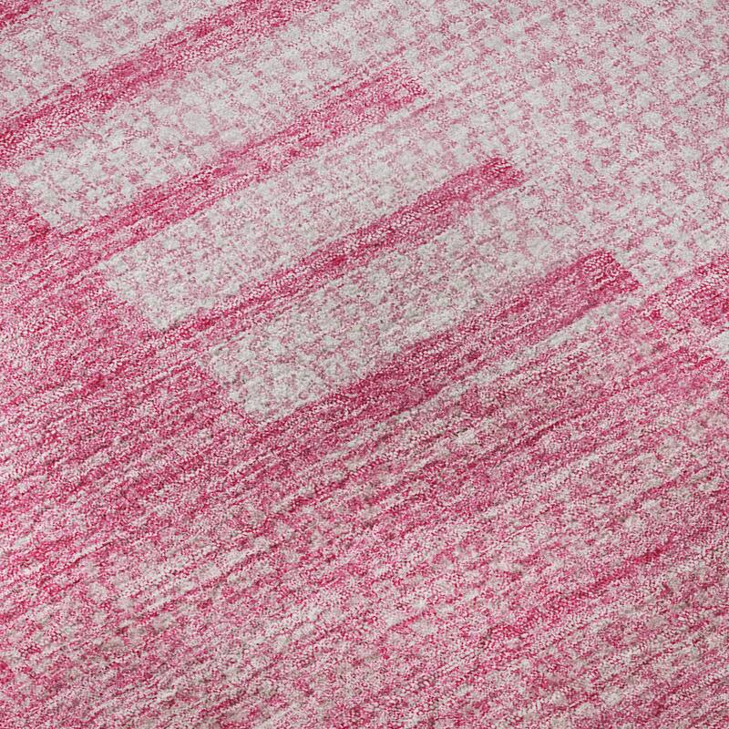 Premium Washable Super Soft Stripe Geo Mayfield Rug