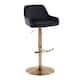 Option Black Velvet/Gold Metal