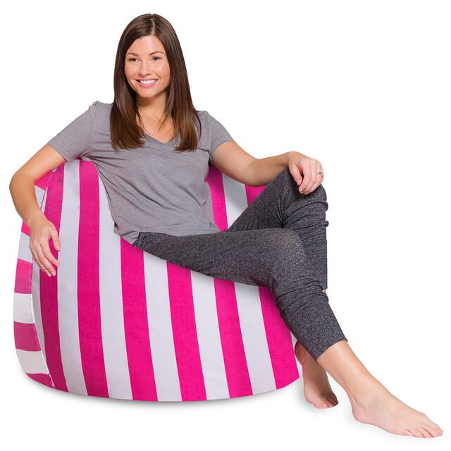 Kids Bean Bag Chair, Big Comfy Chair - Machine Washable Cover