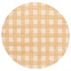 preview thumbnail 39 of 52, SAFAVIEH Hand-Woven Easy Care Ledjana Modern & Contemporary Cotton Rug 6' Round - Ivory/Gold - Round