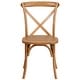 preview thumbnail 48 of 49, 2 Pack Stackable Wood Cross Back Chair