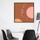 preview thumbnail 12 of 16, iCanvas "Femme No44 Square" by Blek Prints Framed Canvas Print