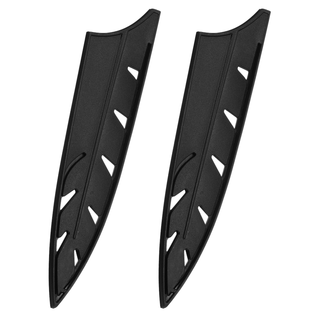 2Pcs Knife Cover Sleeves Knife Edge Guards Blade Protector for 8" Chef Knife - Black