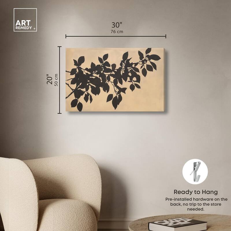 Antique Arboreal Canvas by Art Remedy, Gallery Wrapped