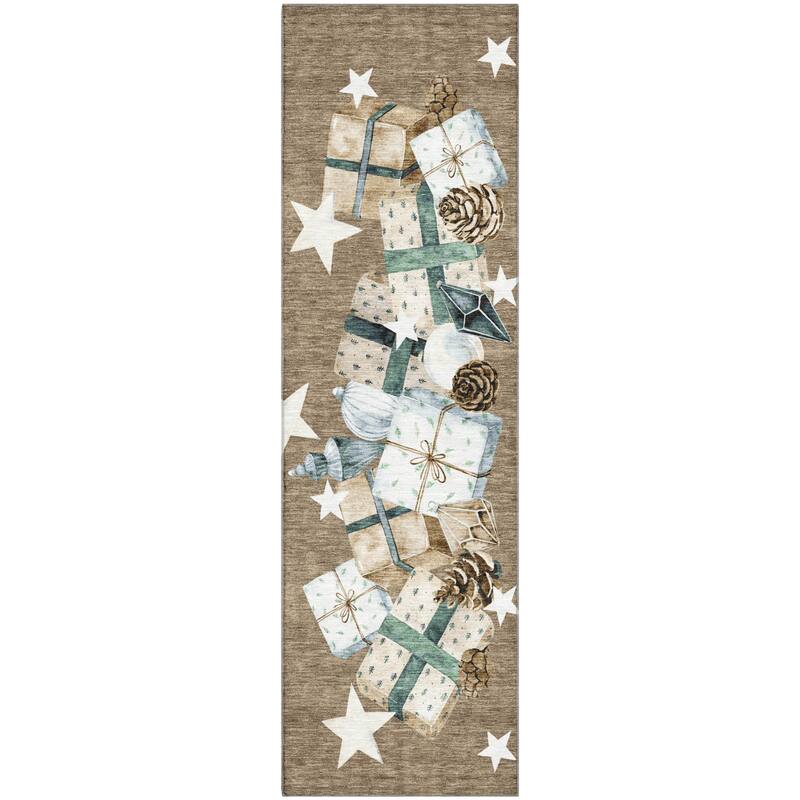 Premium Washable Super Soft Christmas Presents Mayfield Rug