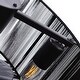 preview thumbnail 8 of 26, Contemporary 4-Light Silver Enclosed Ceiling Fan with Unique Shade