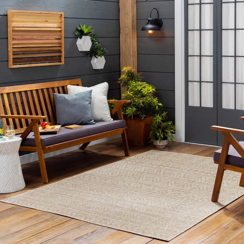 Livabliss Eagean Global Indoor/Outdoor Area Rug