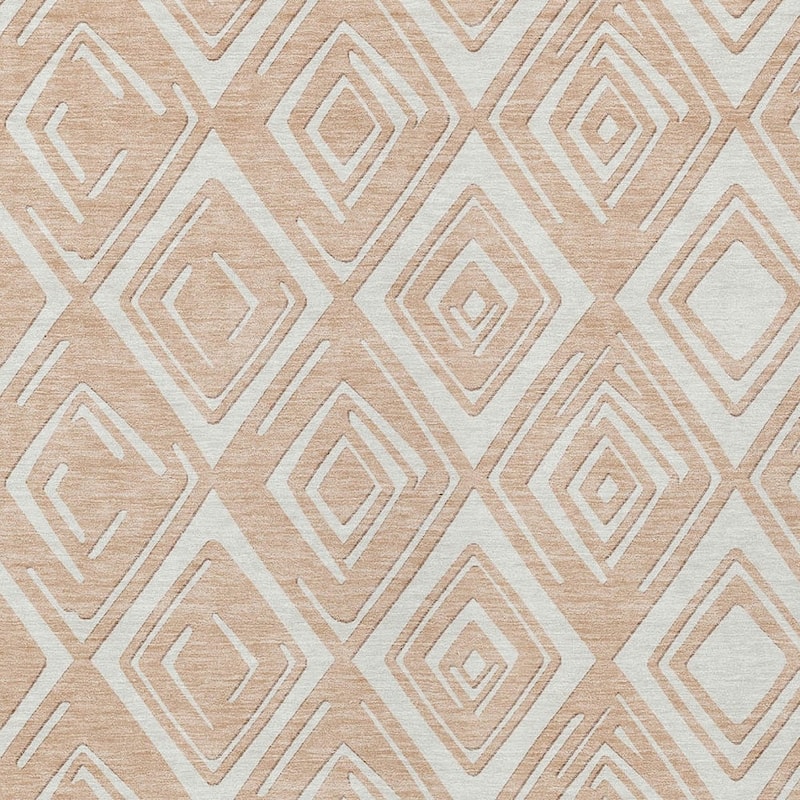 HomeRoots Geometric Transitional Rectangle Outdoor Rug