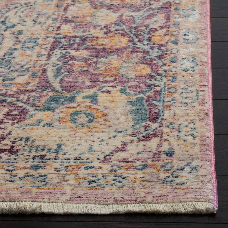 SAFAVIEH Illusion Lanette Vintage Boho Oriental Viscose Rug with