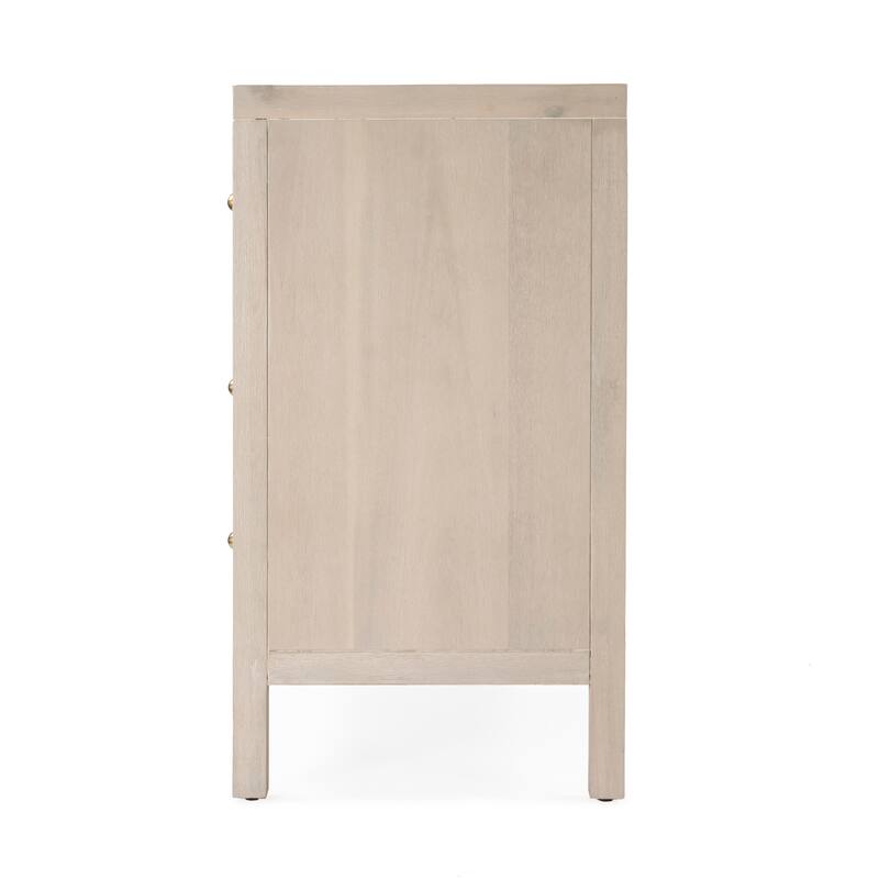 Nora 6-Drawer Wood Wide Dresser