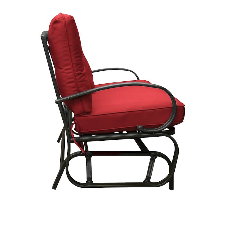 Kozyard Cozy Two Rocking Love Seats Glider Swing Bench/Rocker