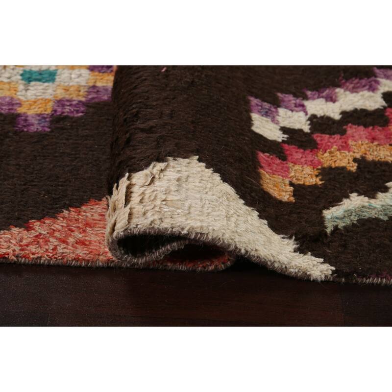 Tribal Oriental Moroccan Dining Room Area Rug Wool Hand-knotted Carpet - 9'0" x 11'6"