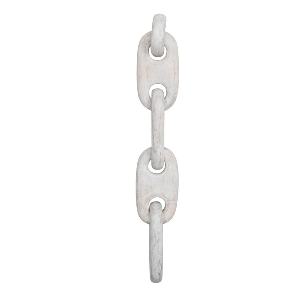 Mango Wood Chain Wall Décor with 5 Links