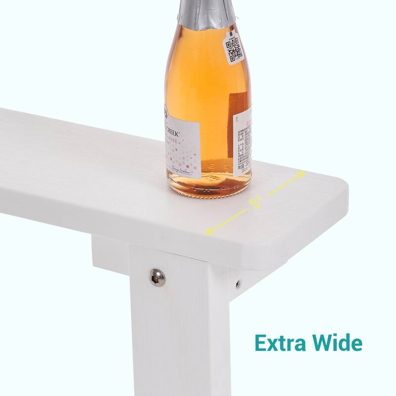 Bonosuki Weather-resistant Wood Outdoor Adirondack Chairs-Set of 4