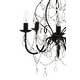 preview thumbnail 6 of 9, Glenn 5-Light 17" Crystal/Metal LED Chandelier, Black by JONATHAN Y