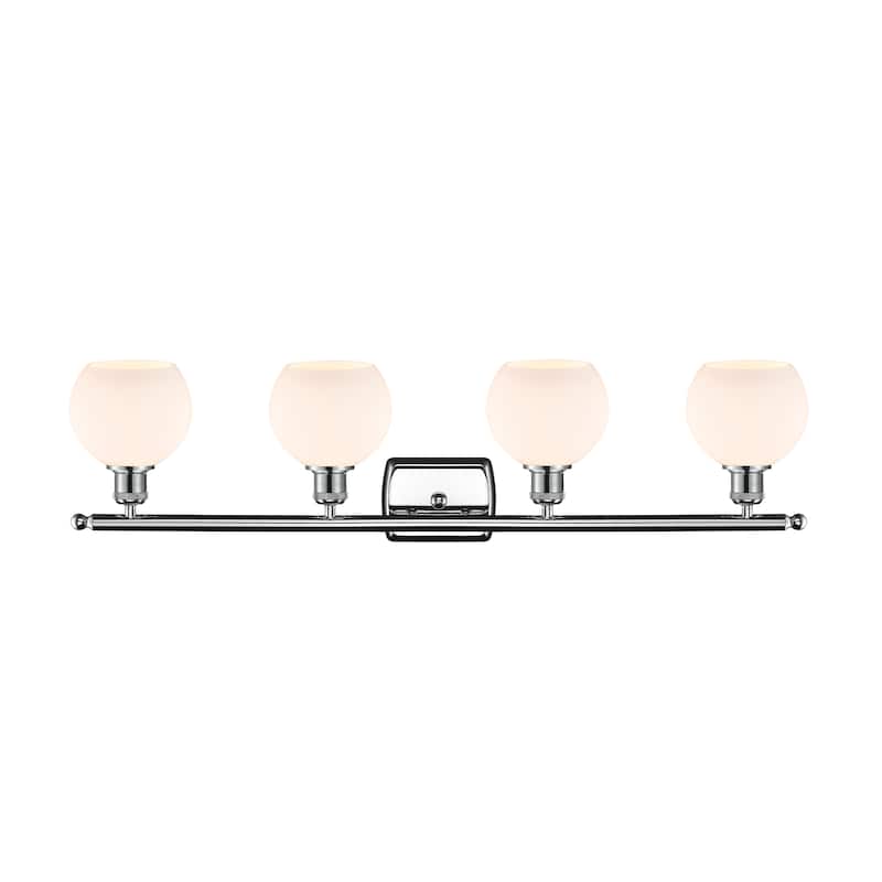 Innovations Lighting Athens - 4 Light 36" Bath Vanity Light - 6" Shade