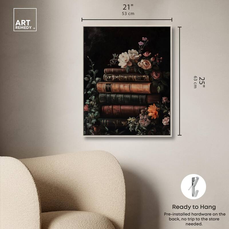 Stacked Wisdom Canvas by Art Remedy