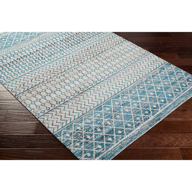 Livabliss Selene Global Boho Machine Washable Area Rug