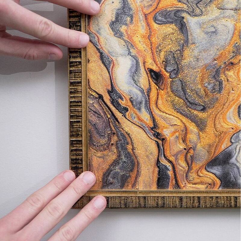 21x15 Frame Gold Kingsley Distressed Solid Wood Picture Frame Width