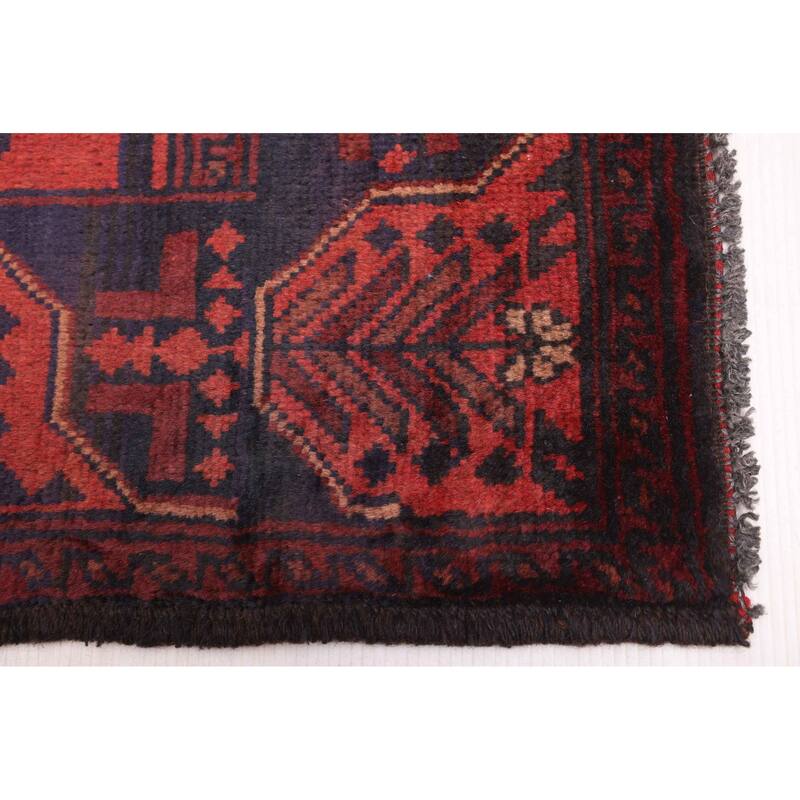 ECARPETGALLERY Hand-knotted Finest Khal Mohammadi Red Wool Rug - 2'8 x 9'2