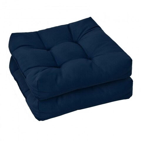 21" x 21" Patio Chair Seat Cushion Pads for Indoor and Outdoor - 21" x 21" x 4" (L x W x H)